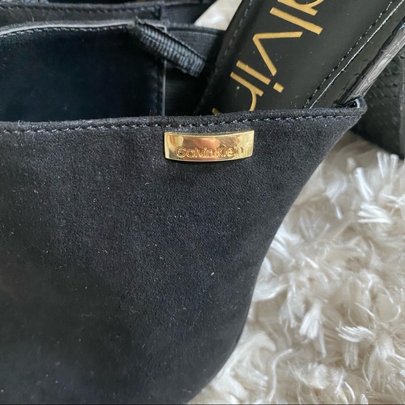 Calvin Klein Suede Mules - Picture 7 of 9